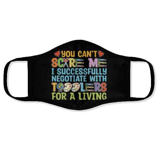 Daycare Teacher Funny Face Masks