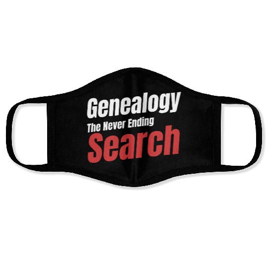 Genealogy The Never Ending Search Historian Face Masks