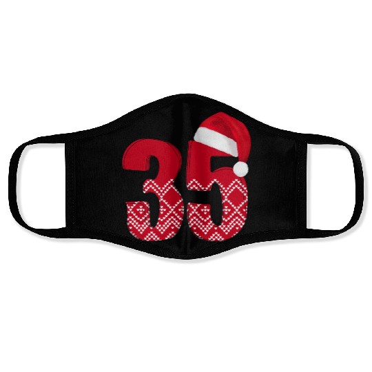 Celebrate 35 Wedding Anniversaries - Thirty Five Face Masks