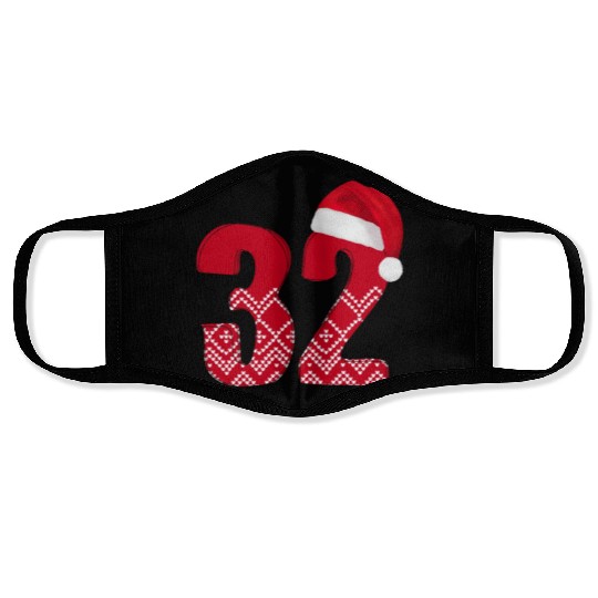 32 Cute Christmas Number - Thirty Two Face Masks