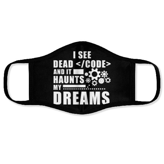 Programmer Saying Computer Science Programming Face Masks