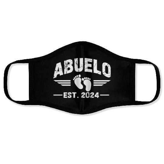 funny abuelo Father Day Gift design Face Masks