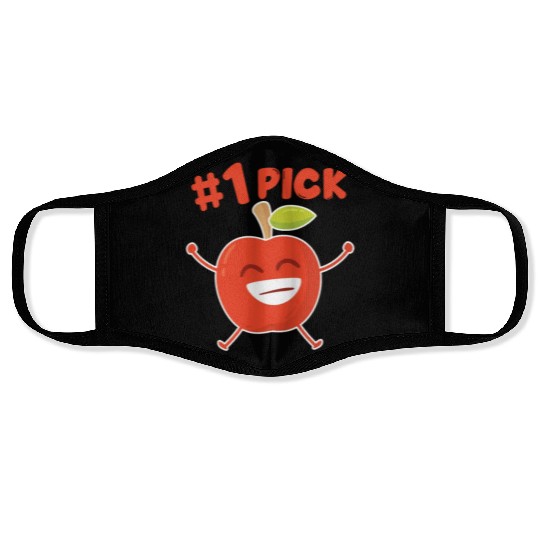 Apple Number 1 Pick Apple Orchard Apple Picking Face Masks