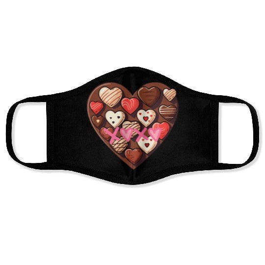 Chocolate XoXo Valentine's Day Face Masks