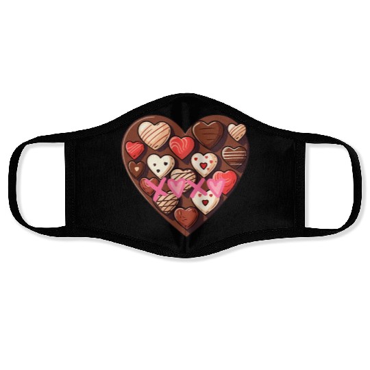 Chocolate XoXo Valentine's Day Face Masks