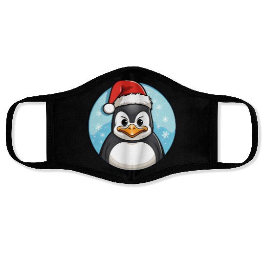 Penguin Christmas Face Masks