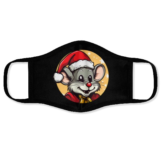 Mice Christmas Face Masks