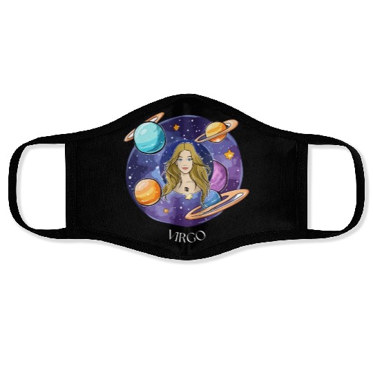 Virgo zodiac sign Face Masks
