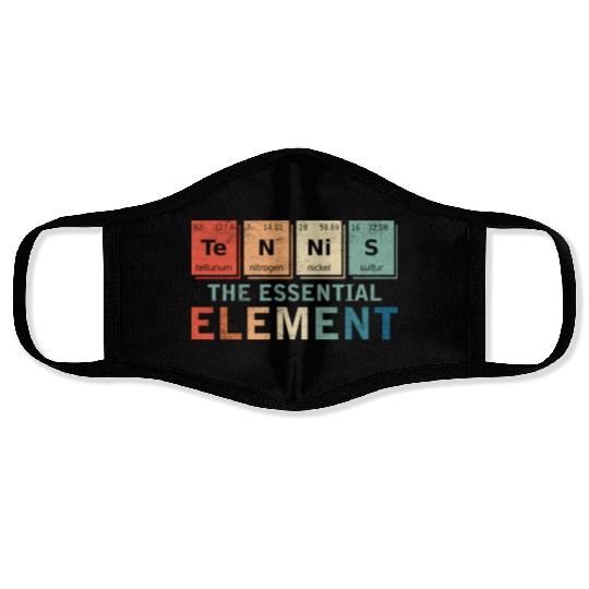 Tennis The Essential Element Racket Sport Player Face Masks