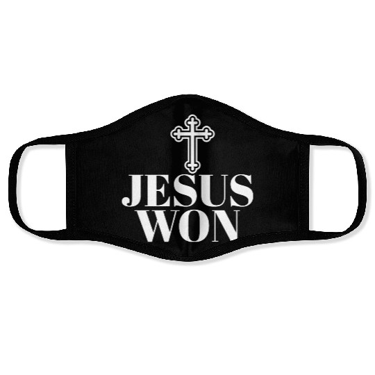 Religious Jesus Won Christian Jesus Holy Cross Face Masks