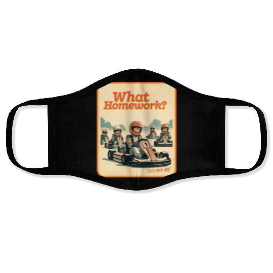 What Homework? It’s Race Day! Face Masks