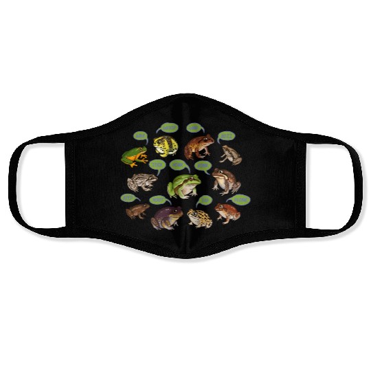 Frog Love Songs Face Masks