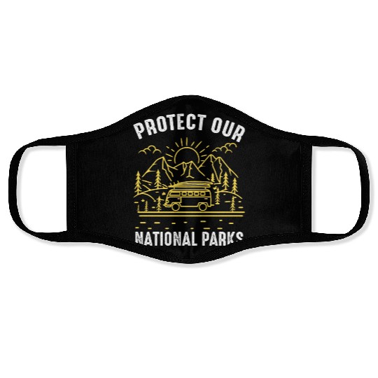 Environment protect national parks Face Masks