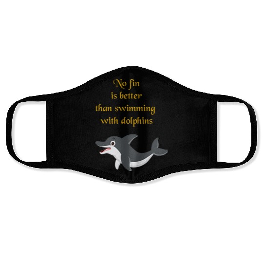 Embrace the Waves with Dolphins Face Masks