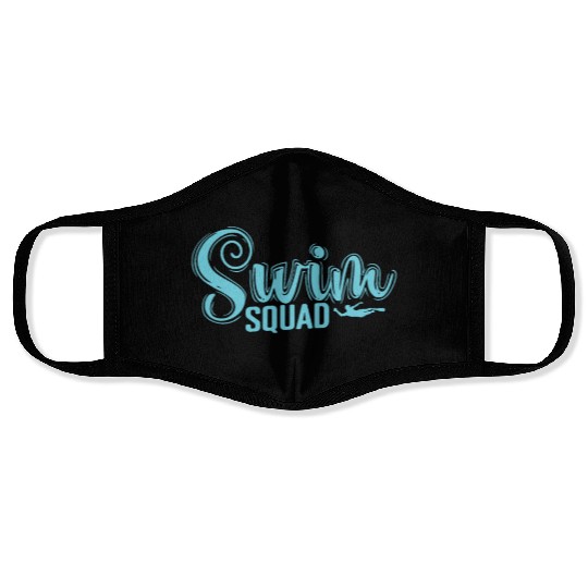 Swim Squad Sport Training Face Masks