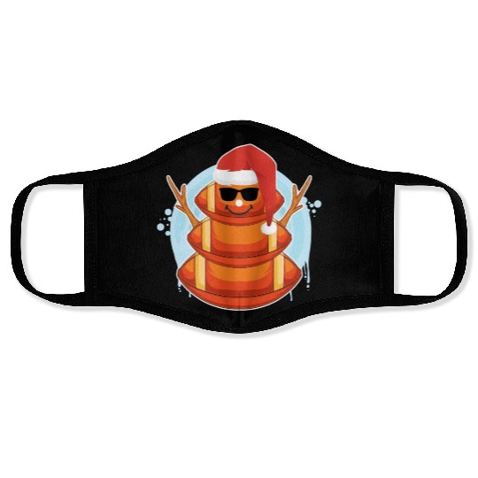 Rugby Snowman American Football Snowing Face Masks