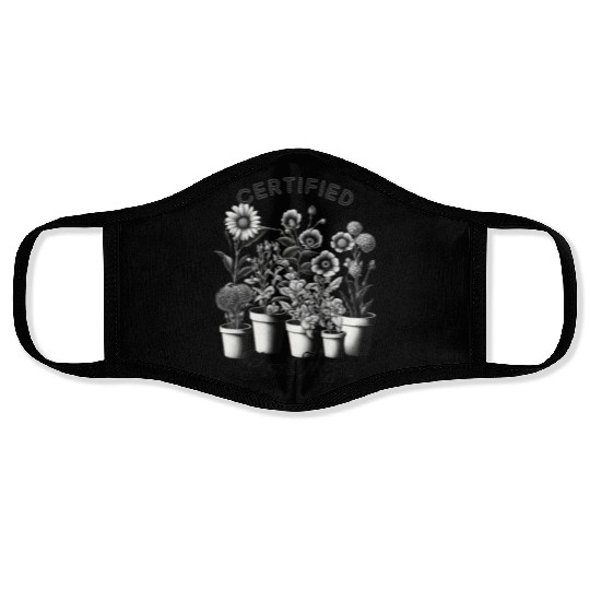 Certified Plant Mom Face Masks