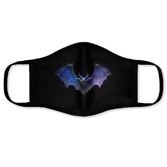 Celestial Bat Gothic Space Galaxy Vampire Grunge A Face Masks