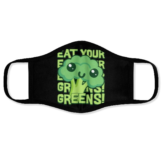 Eat Your Greens! Kawaii Broccoli Face Masks