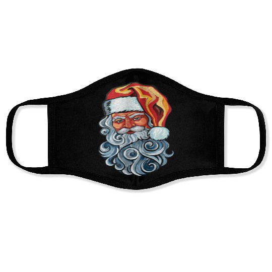 Santa Face Masks Classic Santa Clause