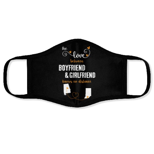 Love Between BF And GF Albm To Indiana Gift Face Masks