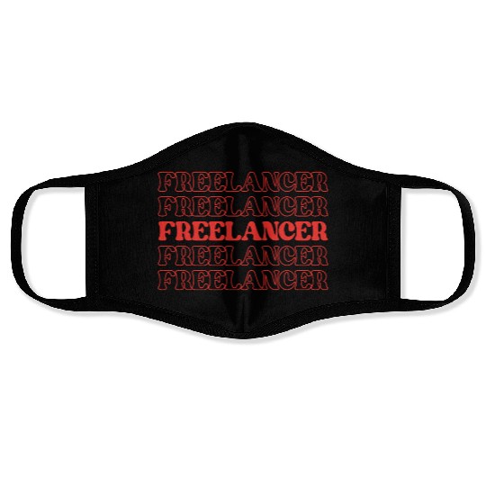 Freelancer Independent Worker Self-employed Face Masks