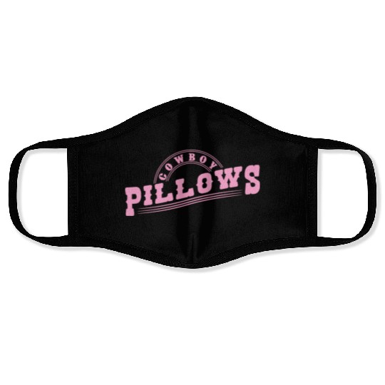 Cowboy Pillows Southern Girl Texas Lady Funny Face Masks