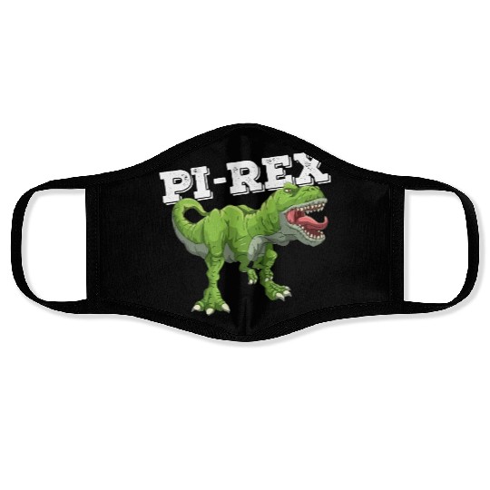 Pi Rex Day Dinosaur Math Mathematics Face Masks