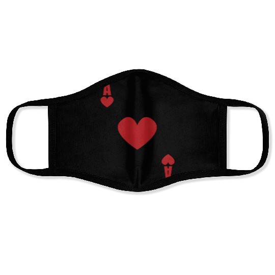 Ace Of He Poker Card Blackjack Texas Holdem Poker Face Masks