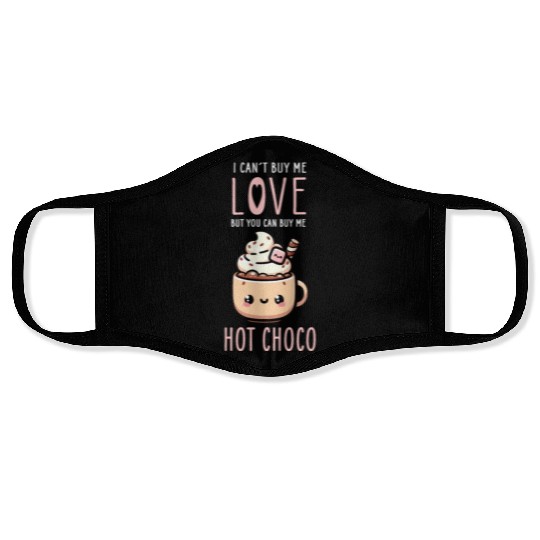 Warm Embrace of Sweet Hot Chocolate - Cozy Love Face Masks