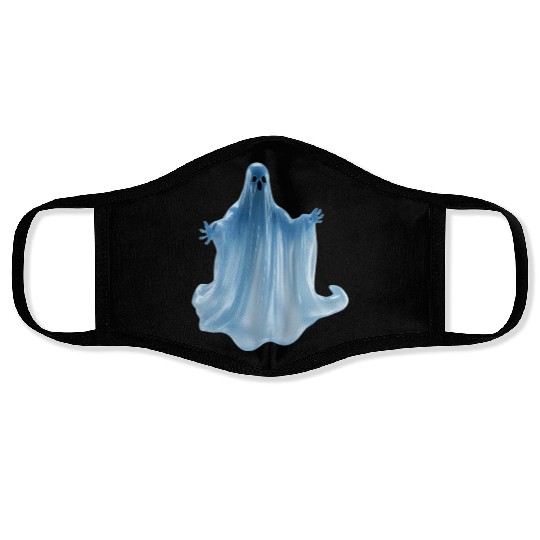 A close-up image of a ghost. Face Masks