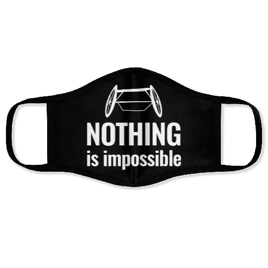 Nothing Is Impossible Parasports Handicap Face Masks