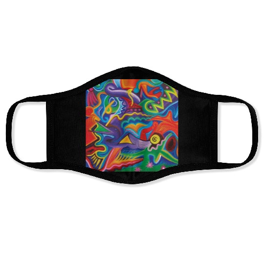 Duck Flower Face Masks