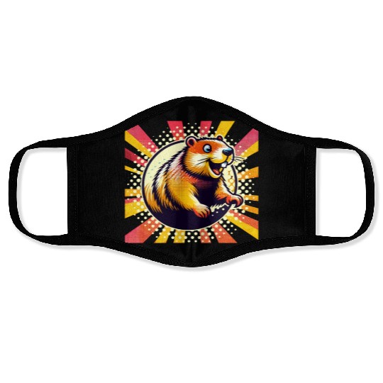 Groundhog Day 2024 Enthusiast February 2nd Face Masks