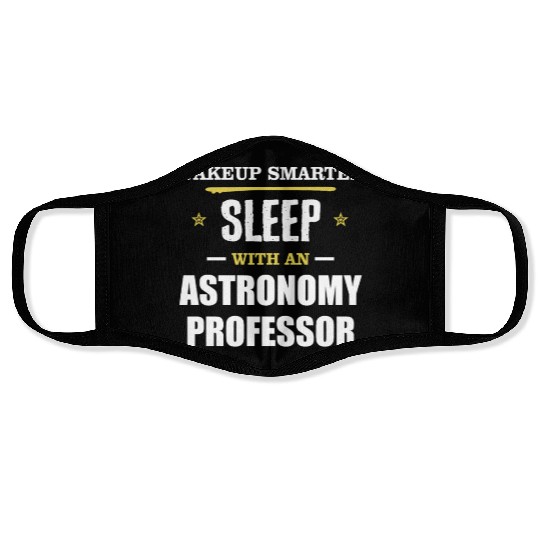 Wakeup Smarter Sleep WIth Astronomy Professor Gift Face Masks