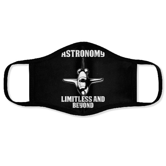 Astronomy, Limitless and Beyond Astronomy Science Face Masks
