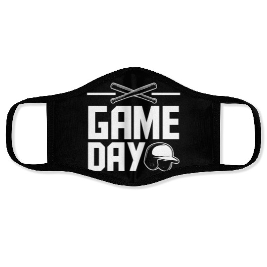 Game Day Funny Baseball Gift Face Masks
