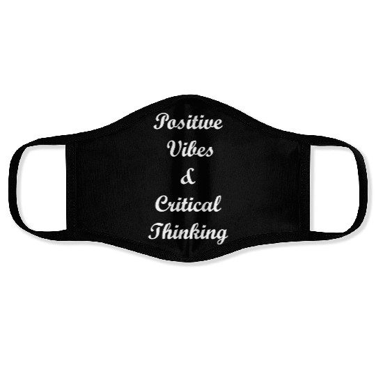 positive vibes Face Masks
