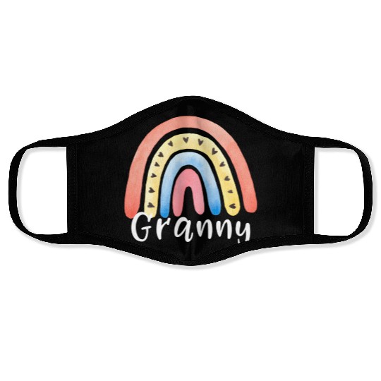 Granny Rainbow Grandma Grand Face Masks