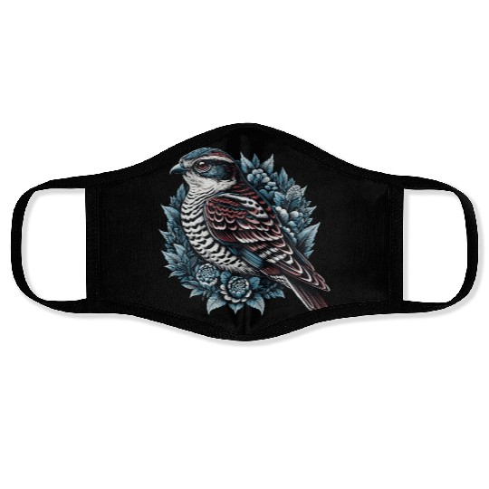 Sparrow Hawk Bird of Prey Face Masks for Avid Bird Lovers