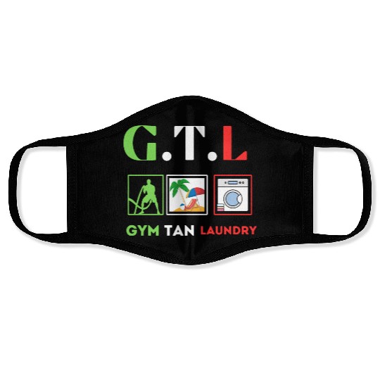 Gym Tan Laundry GTL New Jersey Garden NJ Shore It Face Masks