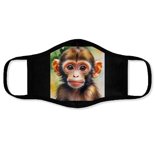 Monkey Cute Funny Cool Face Masks