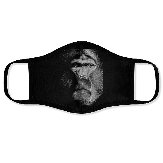 Ape Gorilla Monkey Primate Macaque Chimpanzee Face Masks
