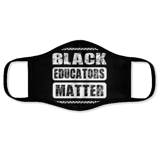 Black Educators Matter African History Teacher Men Face Masks