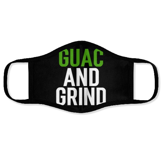 Guac and Grind Avocado Gym Face Masks
