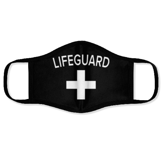Emp-Lifeguard-Design.Lifeguard Outfit Gift. Face Masks