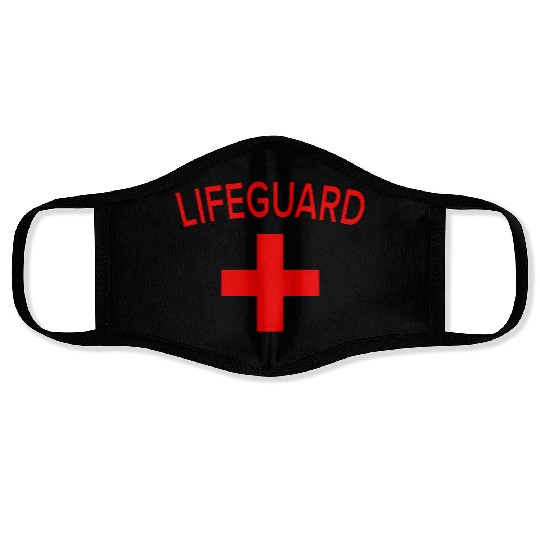 Emp-Lifeguard-Design.Lifeguard Outfit Gift. Face Masks