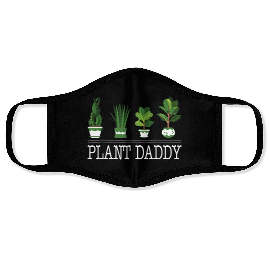 Plants Lover Dad Gardener Face Masks