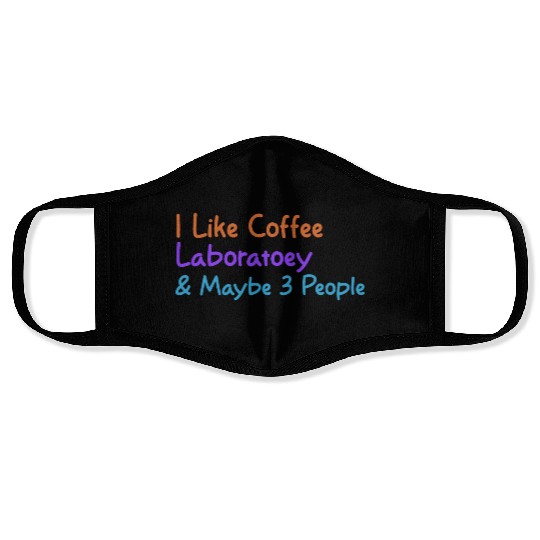 I Like Coffee Laboratory & Maybe 3 People | Funny Face Masks