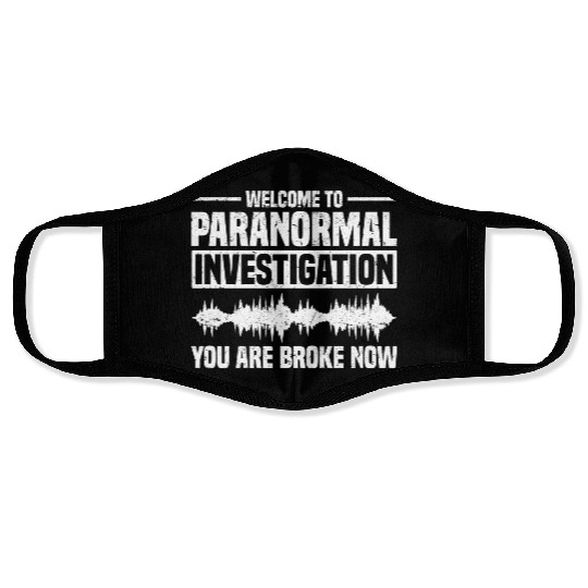 Ghost Hunt | Ghost Hunters Scary Gift Ideas Face Masks